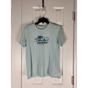 Patagonia Womens Blue Reg Fit Shirt Size Small